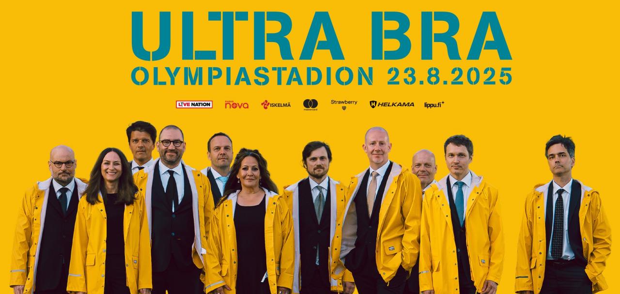 Ultra Bra Olympiastadion konserttimainos