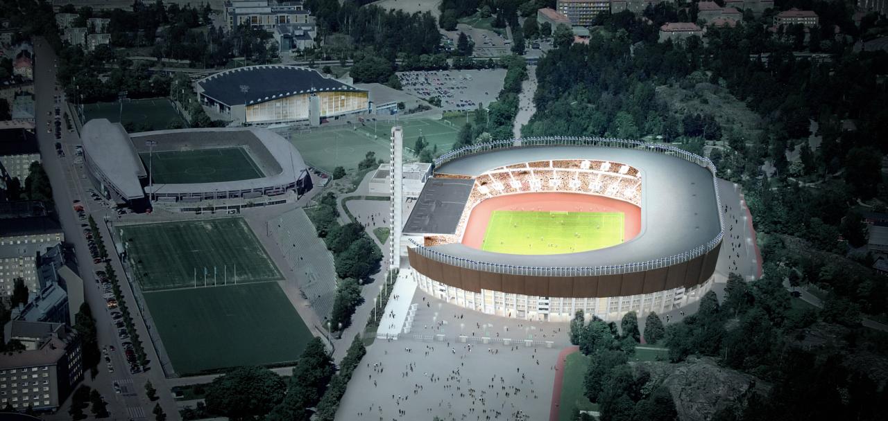 Olympiastadion ilmakuva