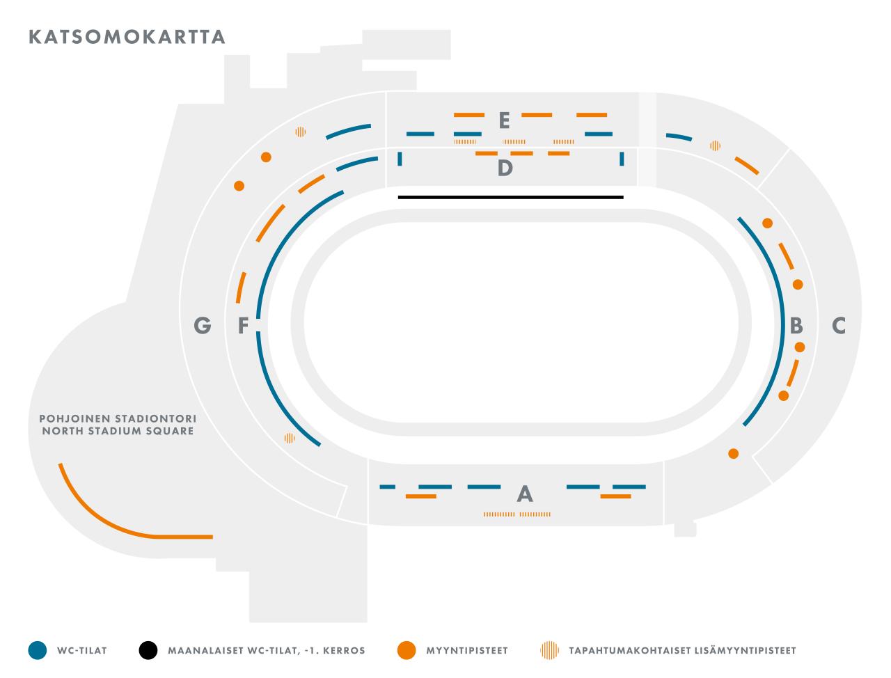 Yleisöpalvelut | Olympiastadion