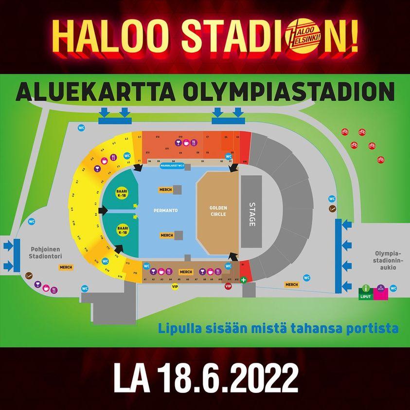 UUDISTETUN OLYMPIASTADIONIN ENSIMMÄINEN MEGAKONSERTTI . - HALOO HELSINKI!  | Olympiastadion