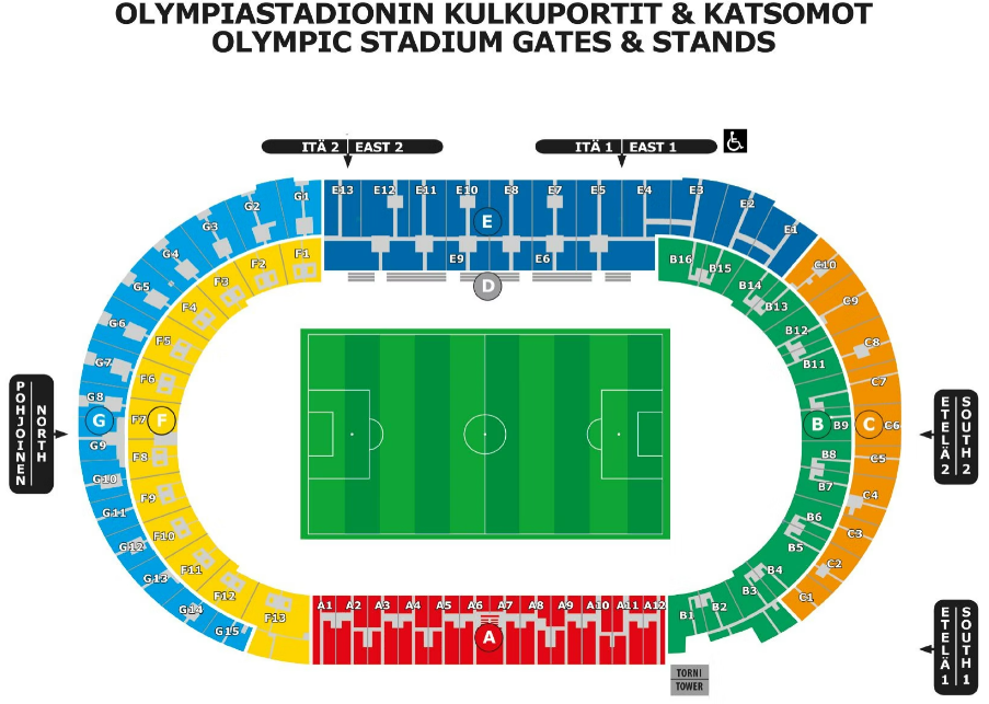 MIESTEN SUOMEN CUP FINAALIN YLEISÖINFO | Olympiastadion